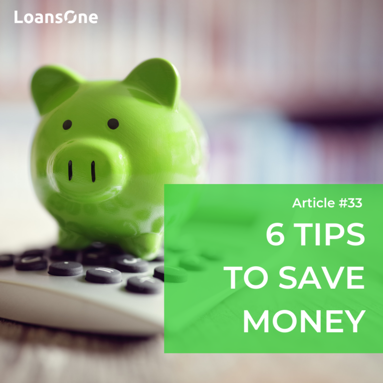 6 tips to save money